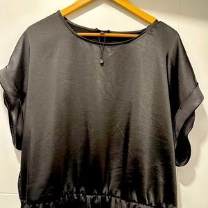 Dynamite black dressy tee. Work once. Sz XL